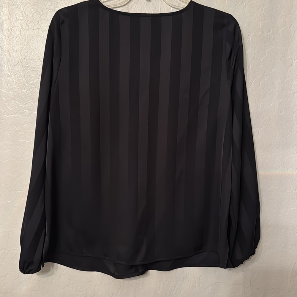 Black Striped Women's Top - Picture 5 of 6